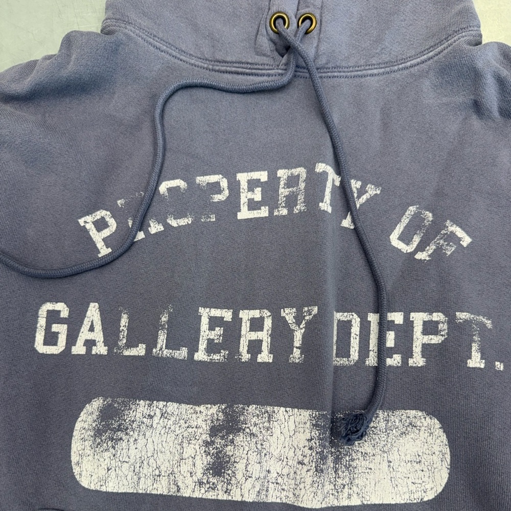 Gallery Dept. Gray-Blue Hoodie
